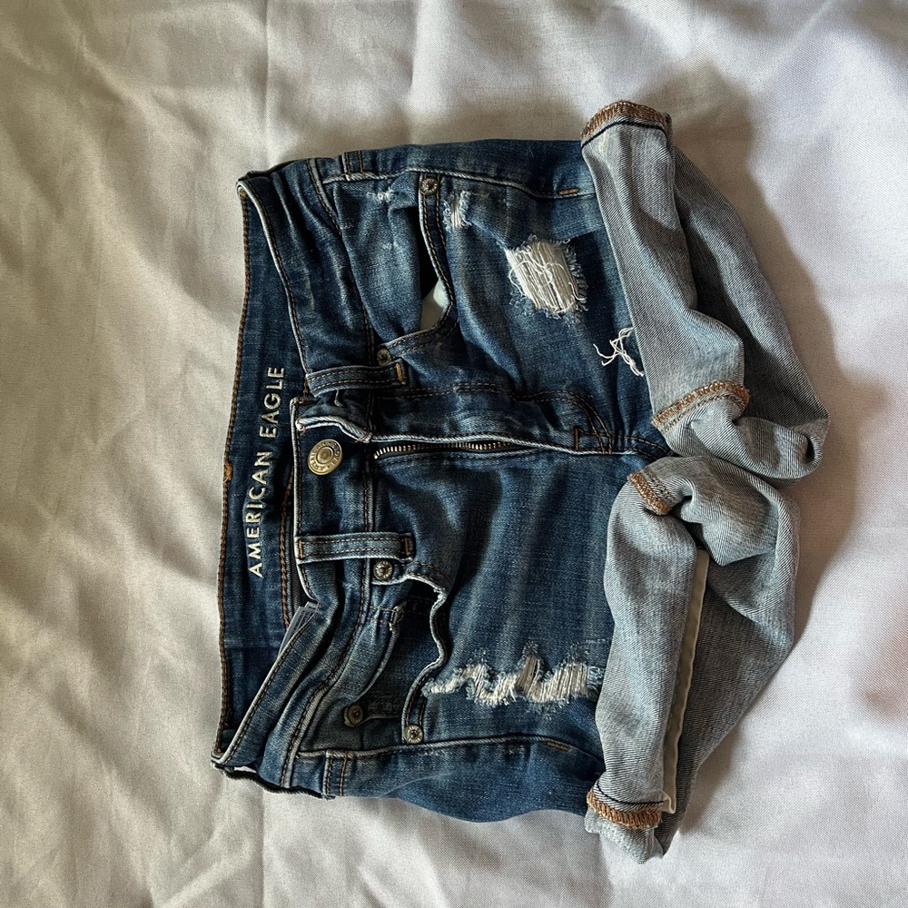 American Eagle Outfitters Blue Denim Shorts